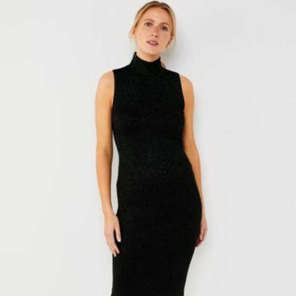 Zara Mock neck midi dress - Picture 3 of 5